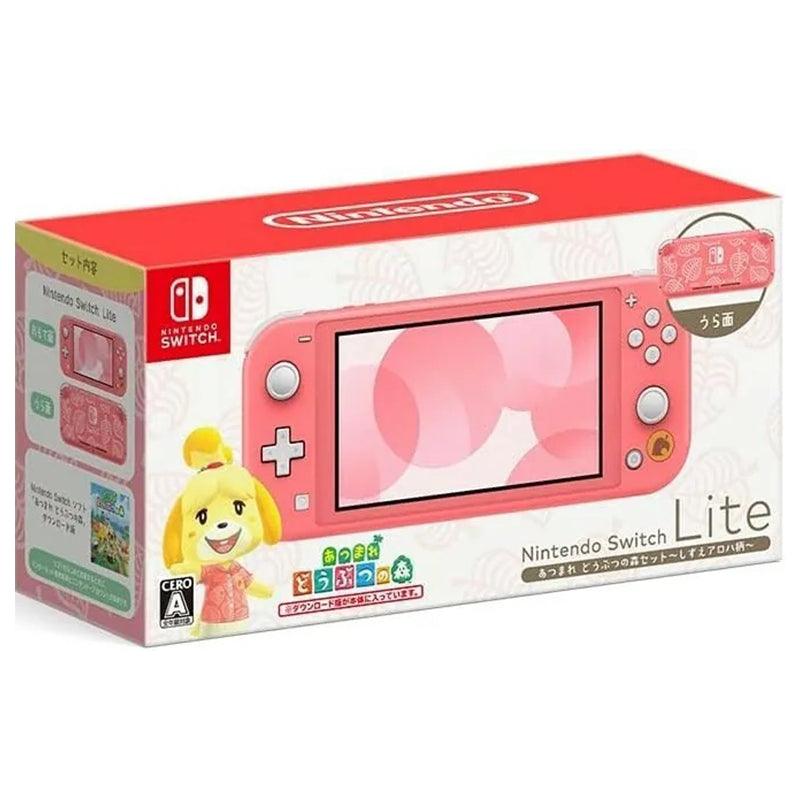 Nintendo Switch Lite Console (Animal Crossing: New Horizons Special Edition – Pink) - GameBeatz