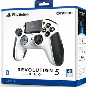 NACON Revolution 5 Pro Controller (White) for PS5, PS4, and PC - GameBeatz