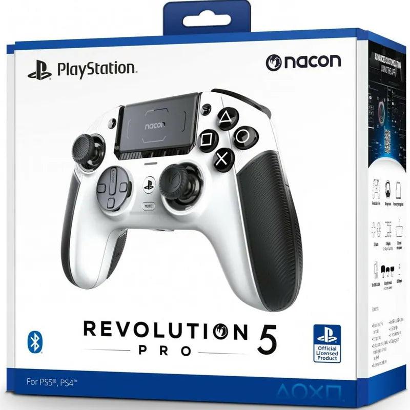 NACON Revolution 5 Pro Controller (White) for PS5, PS4, and PC - GameBeatz