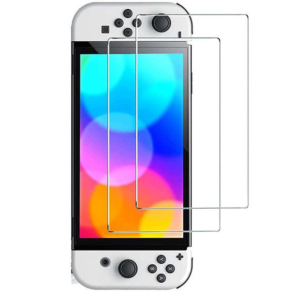 Premium Tempered Glass 9H Screen Protector (2-Pack) for Nintendo Switch OLED - GameBeatz