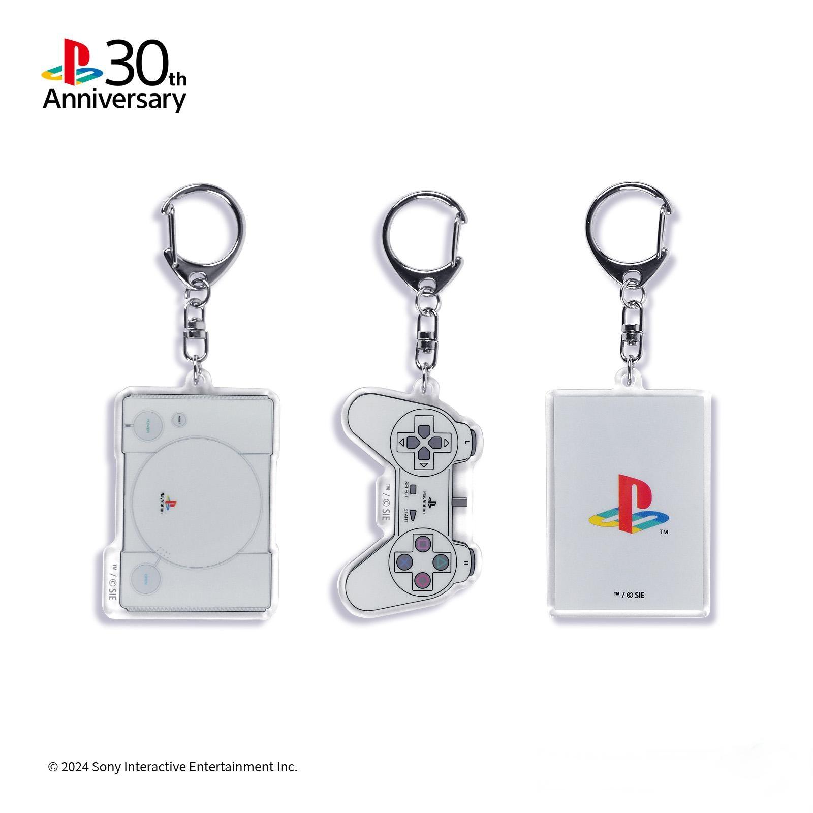 PlayStation 30th Anniversary Themed Acrylic Charm Set (Set of 3) - GameBeatz