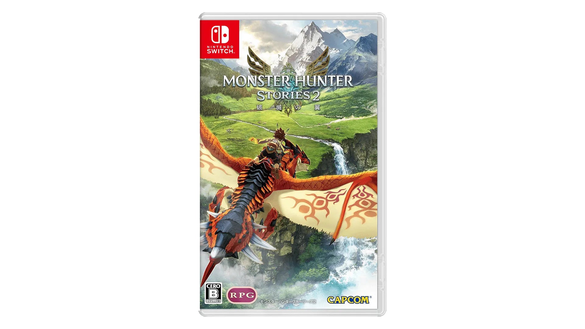 Monster Hunter Stories 2: Wings of Ruin Nintendo switch game Action Role playing cover