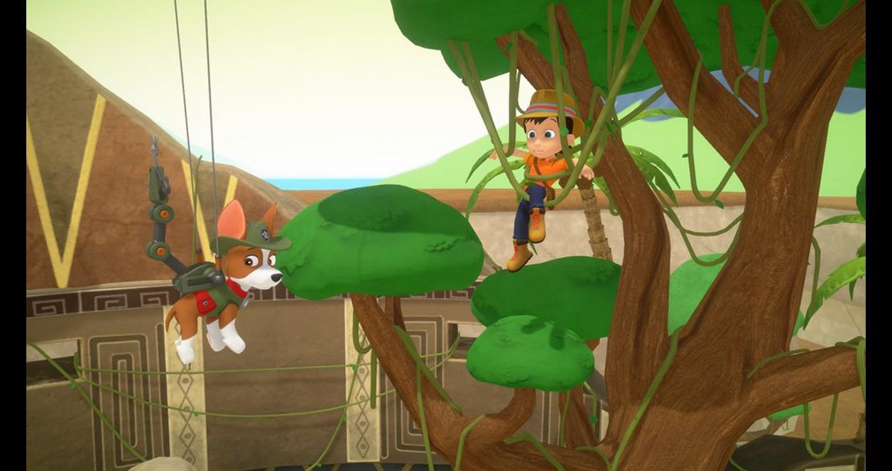 PAW Patrol Mighty Pups Save Adventure Bay Nintendo switch game Action images