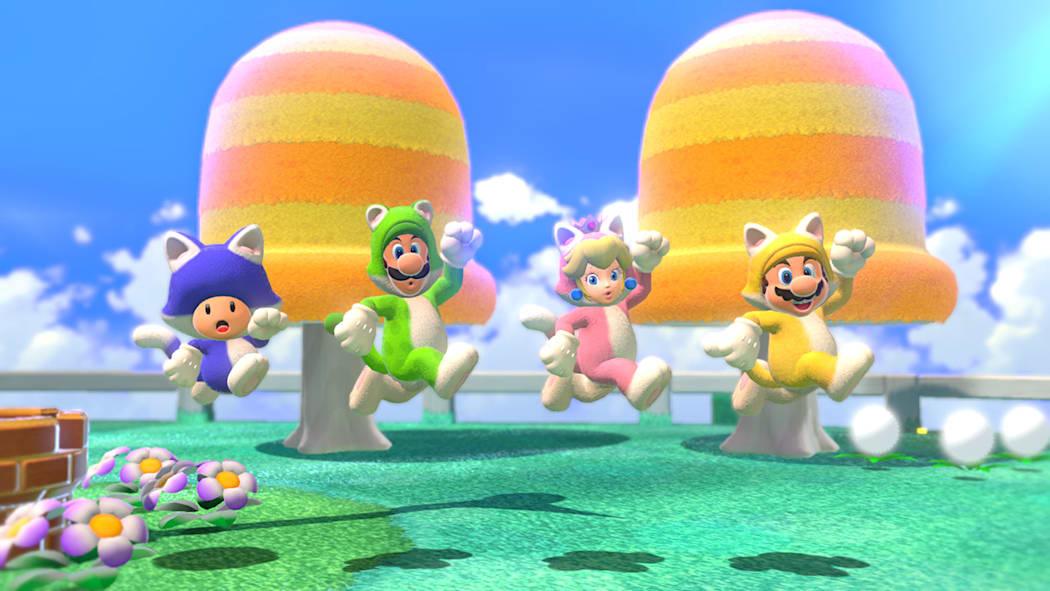 Super Mario 3D World + Bowser’s Fury Nintendo switch game Action,Adventure images
