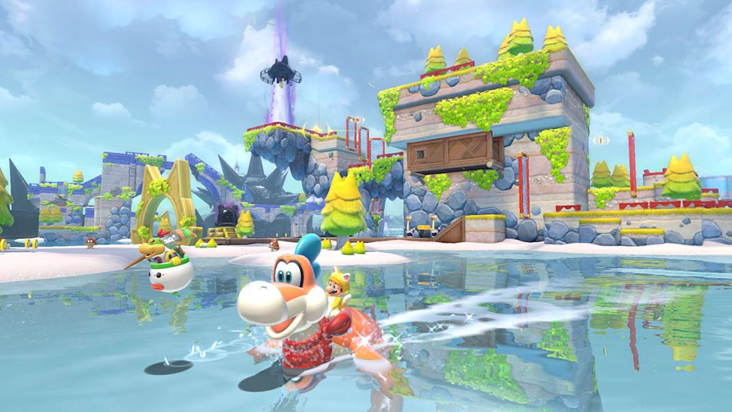 Super Mario 3D World + Bowser’s Fury Nintendo switch game Action,Adventure images