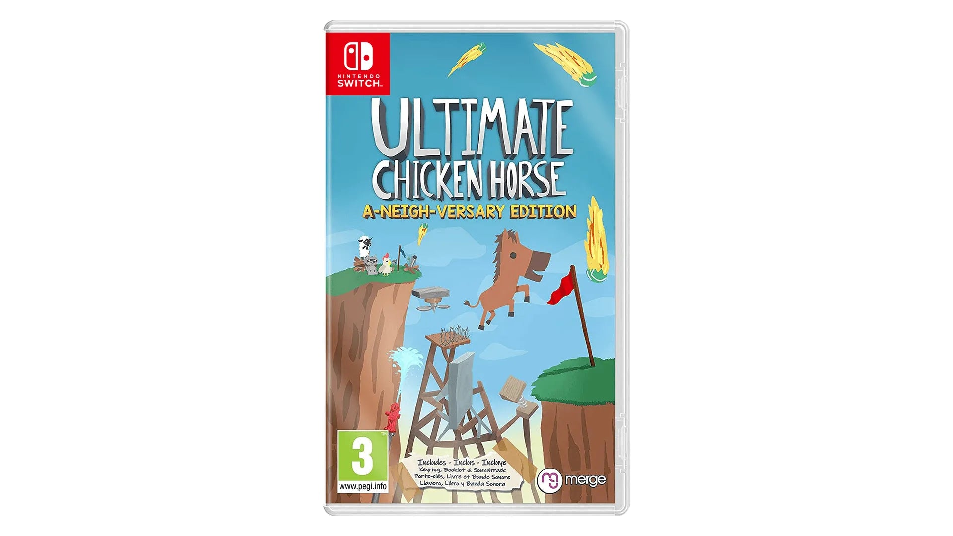 Ultimate Chicken Horse Nintendo switch game Action Party cover