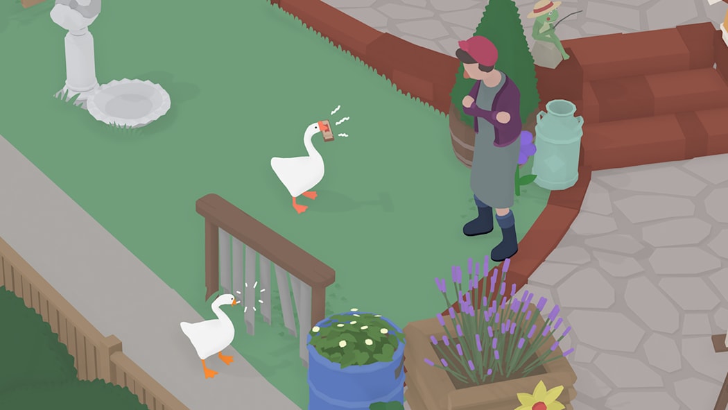 Untitled Goose Game Nintendo switch game Action images