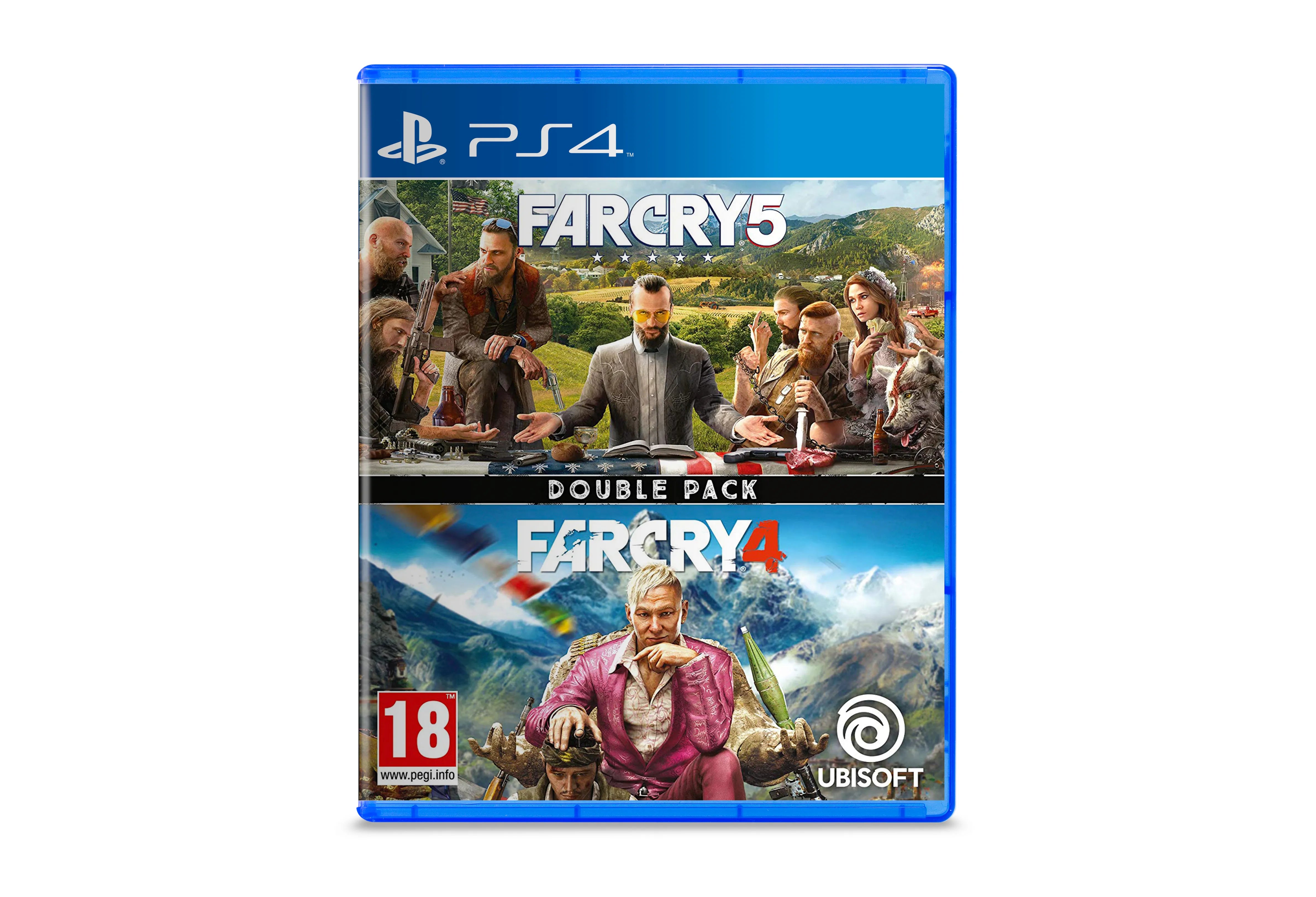 Far Cry 4 & Far Cry 5 Playstation 4 game Shooter, Action, Adventure cover
