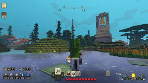 Minecraft Legends Playstation 4 game Strategy, Action images