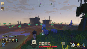 Minecraft Legends Playstation 4 game Strategy, Action images