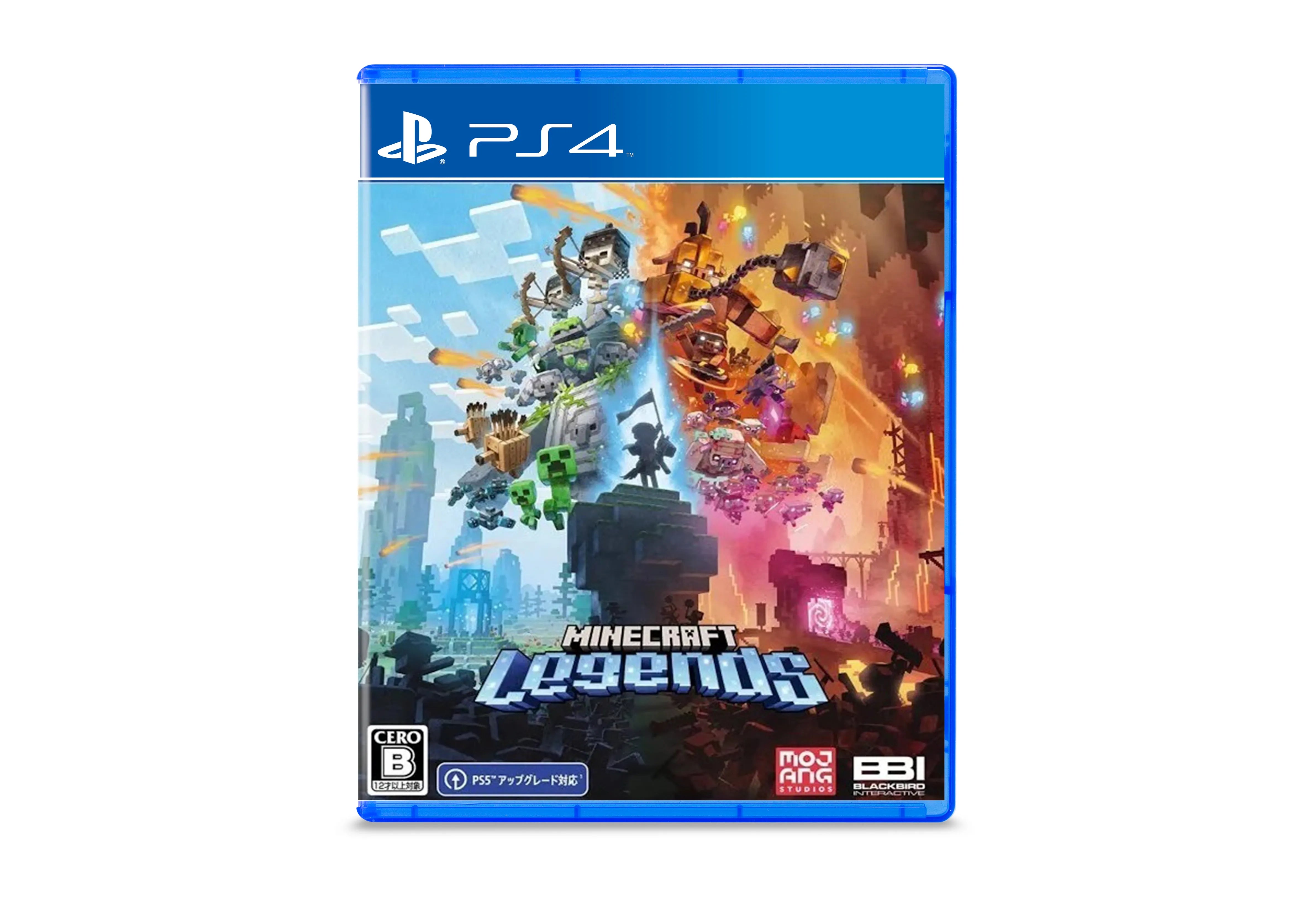 Minecraft Legends Playstation 4 game Strategy, Action cover