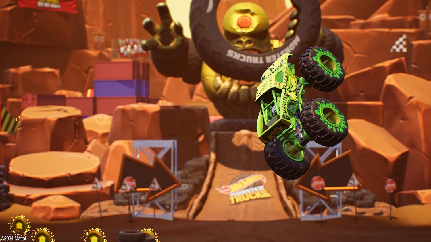 Hot Wheels Monster Trucks: Stunt Mayhem Playstation 5 game Driving/Racing images