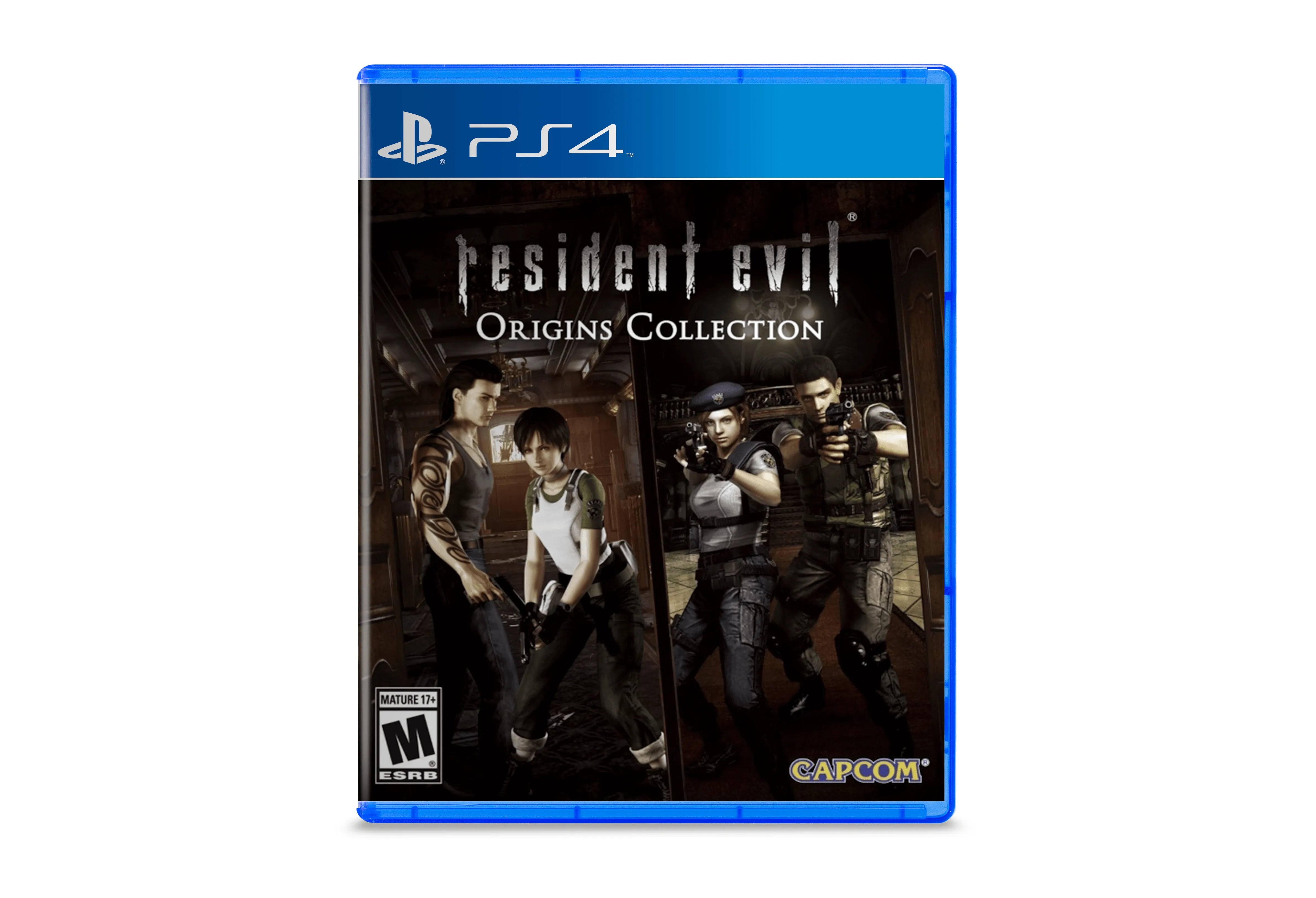 Resident evil origins collection playstation 4 game Action, Horror, Adventure cover
