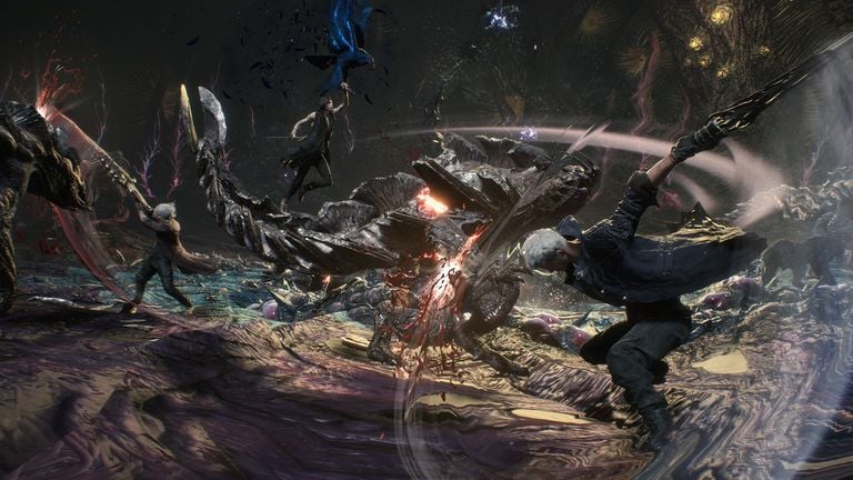 Devil may cry 5 video game playstation 5 Adventure images