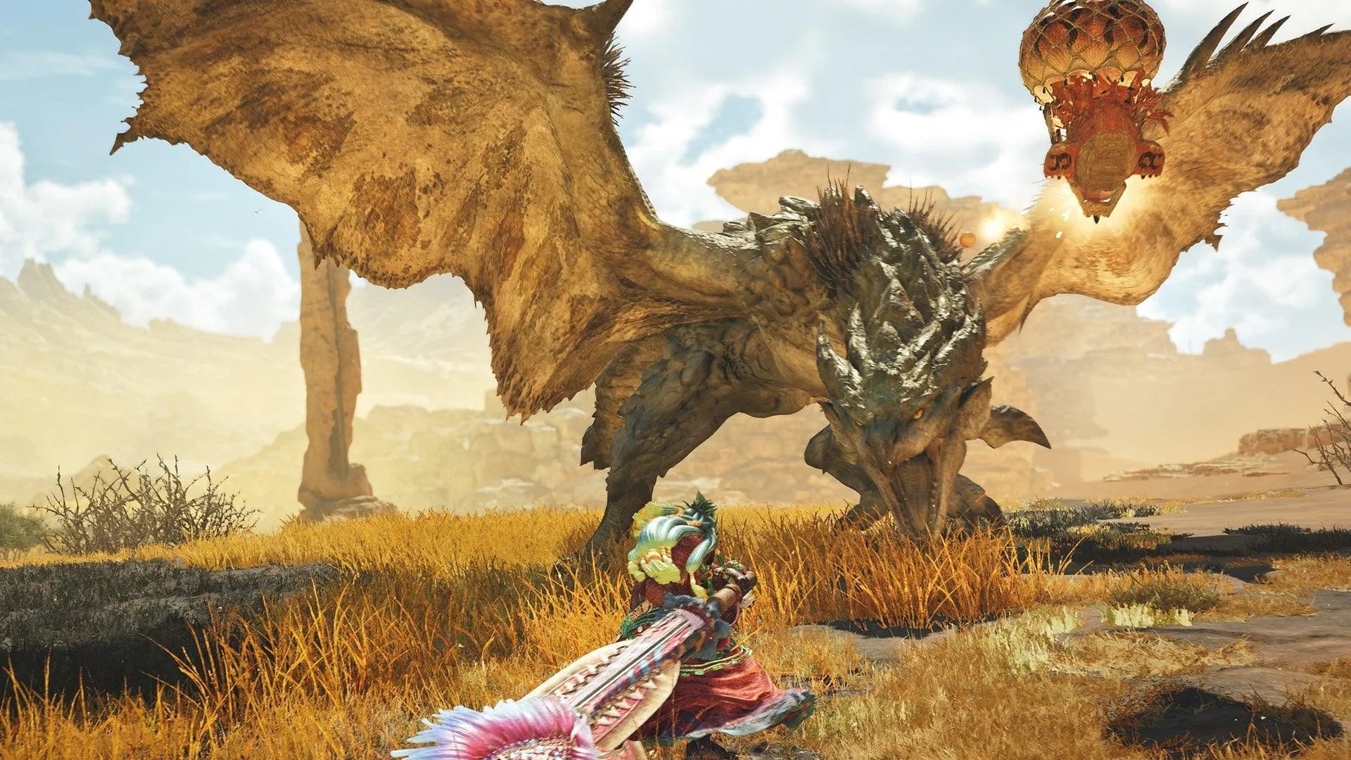 Monster Hunter WILDS game playstation 5 Action images