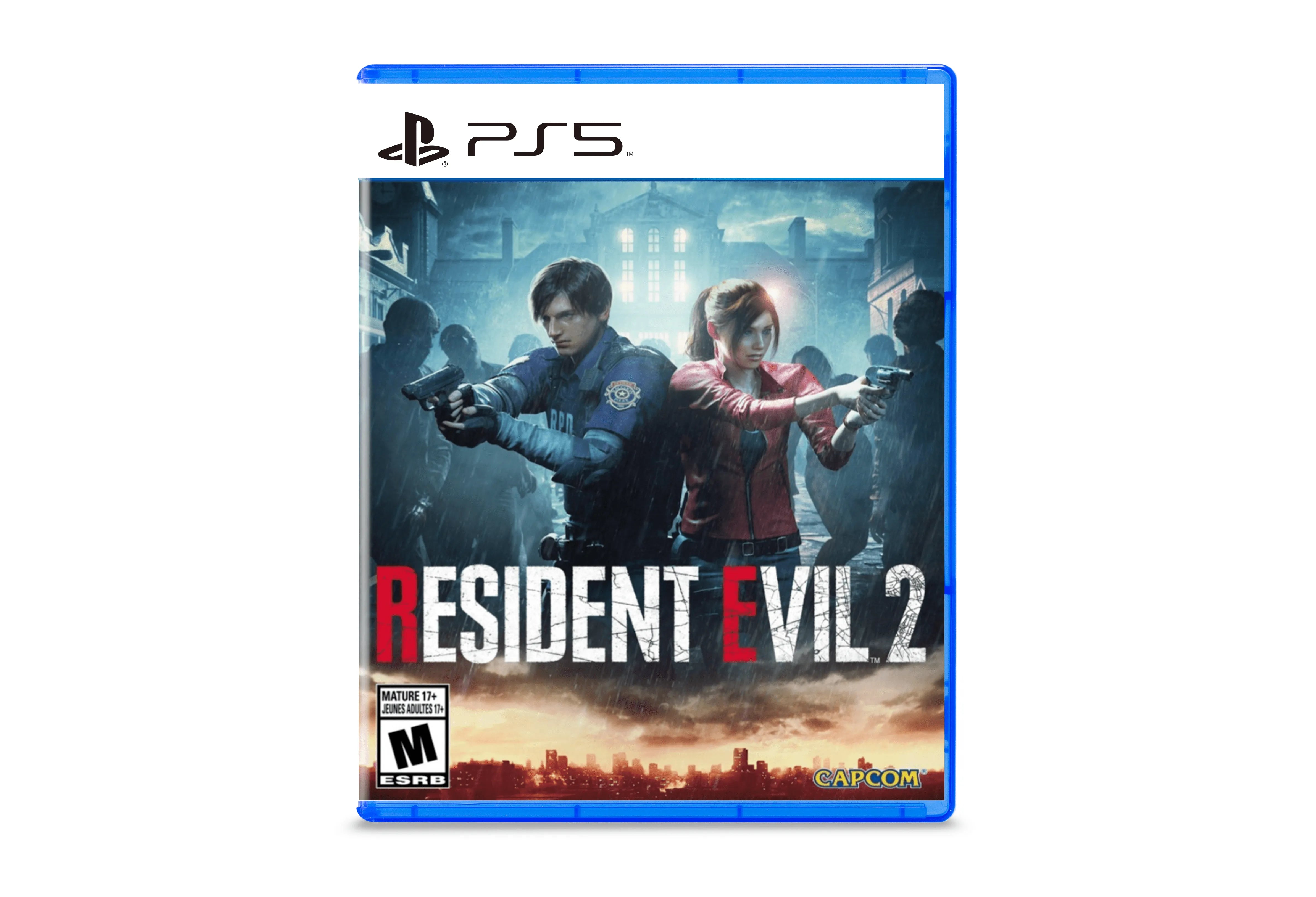 RESIDENT EVIL 2 REMAKE game playstation 5 Adventure cover