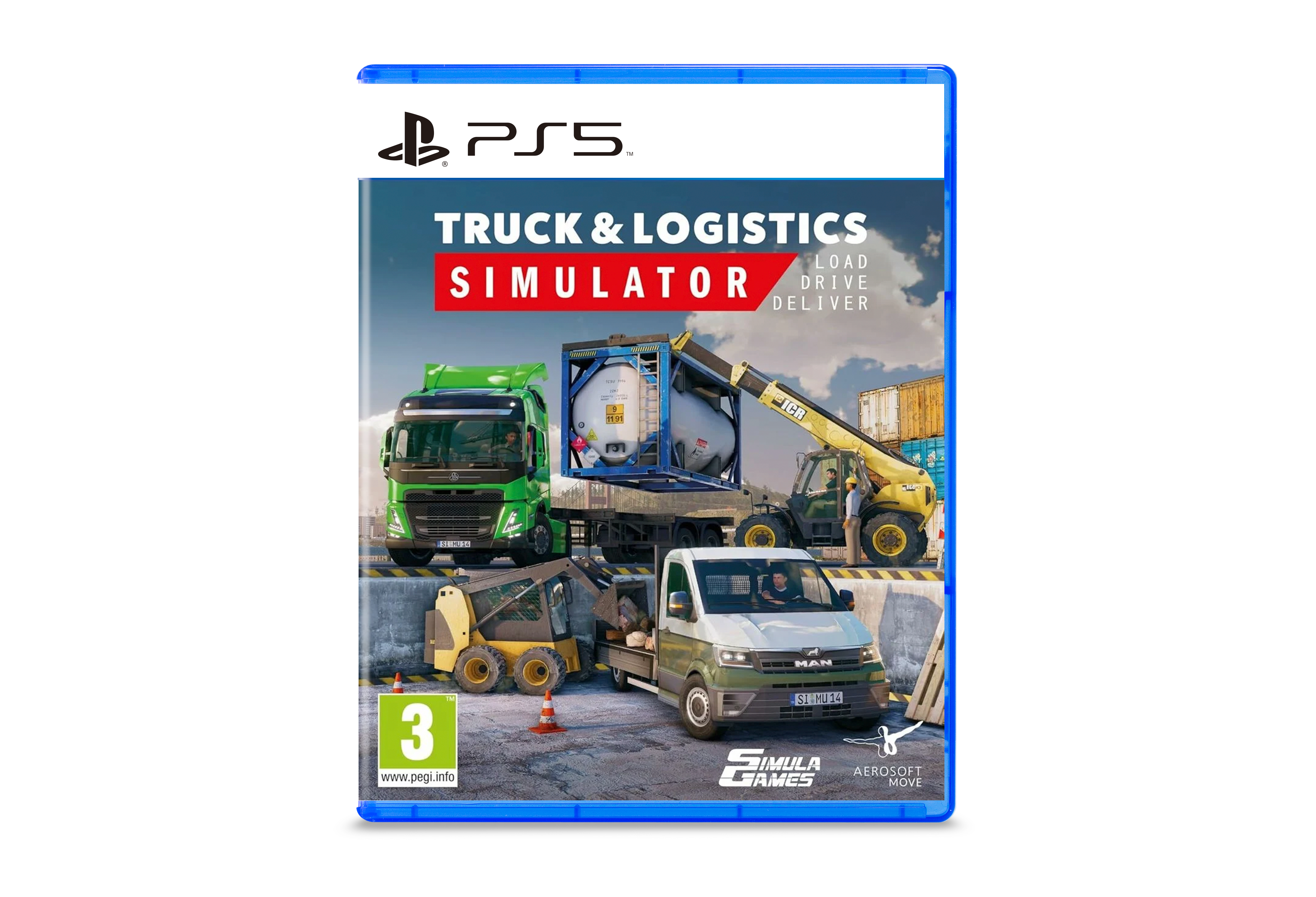 Truck and Logistics Simulator video game playstation 5 Simulator cover