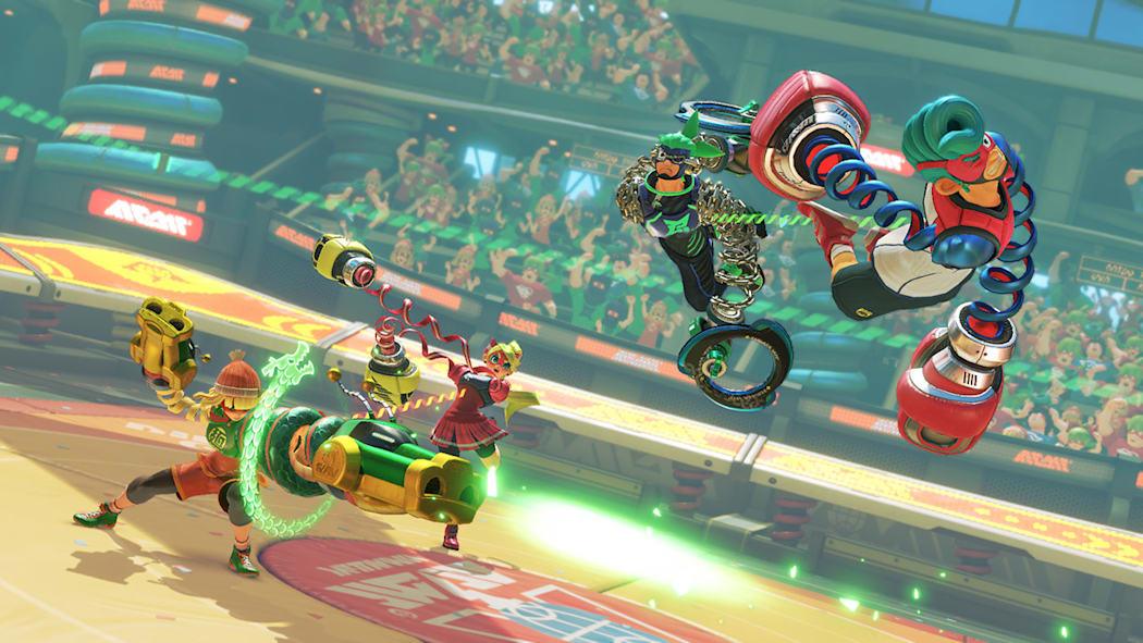 ARMS Nintendo switch game Fighting images