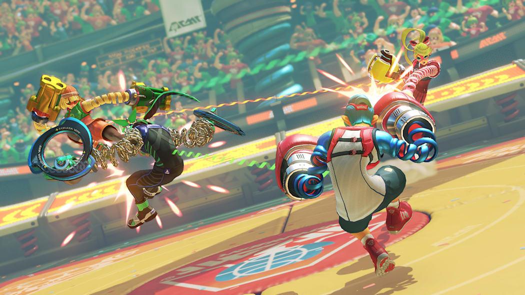 ARMS Nintendo switch game Fighting images