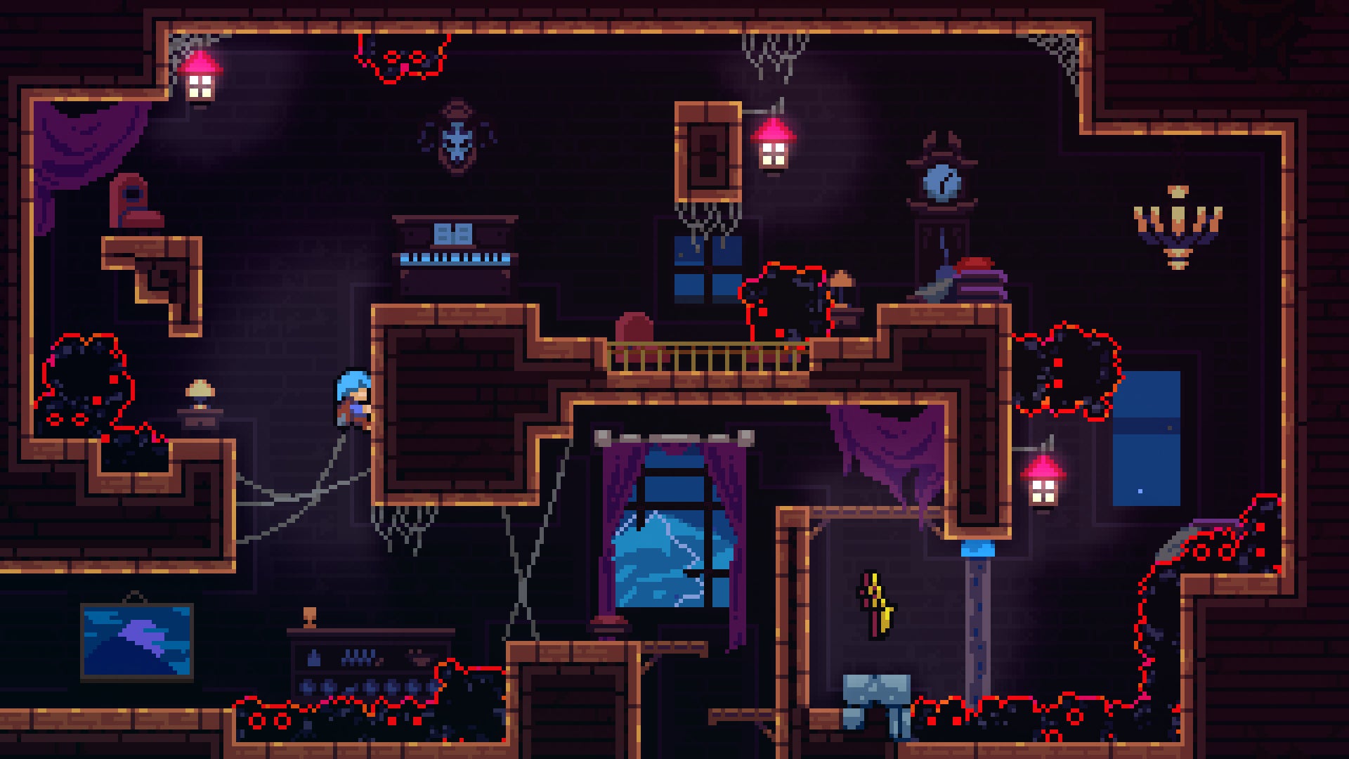 Celeste Nintendo switch game Action images