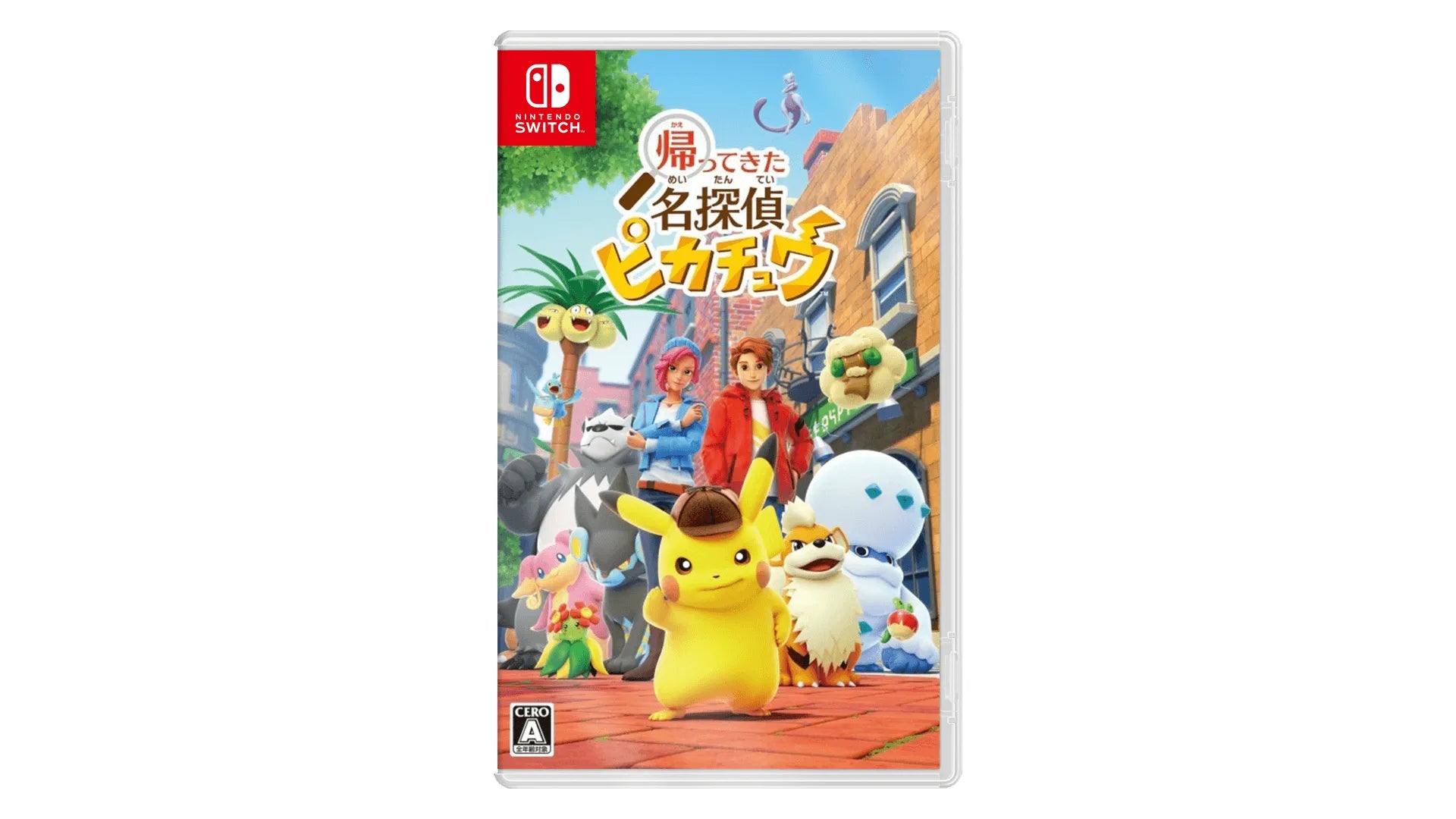 Detective Pikachu Returns Nintendo switch game Adventure cover