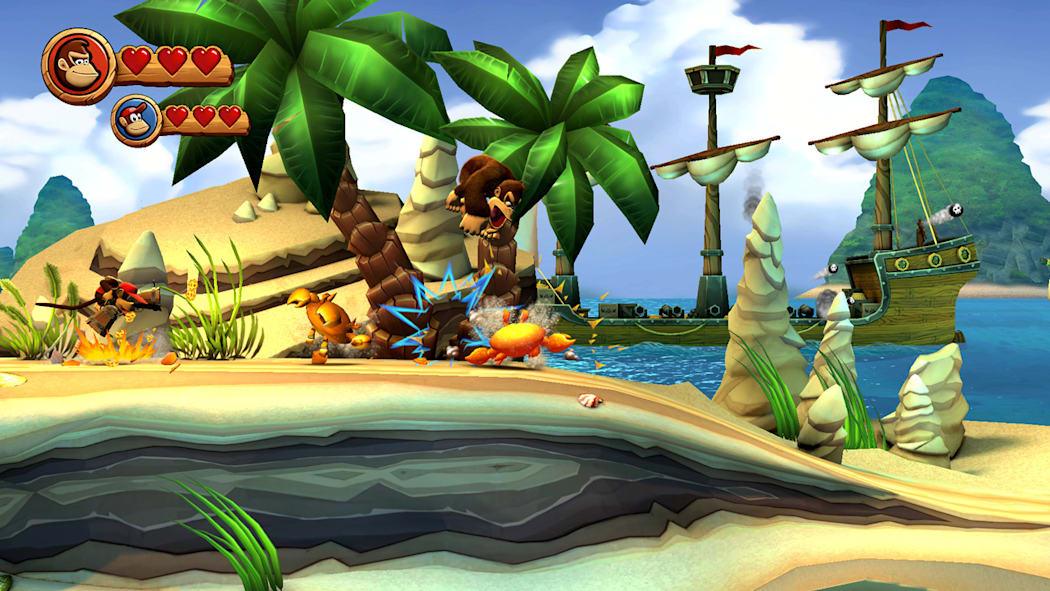 Donkey Kong Country Returns HD Nintendo switch game Action images