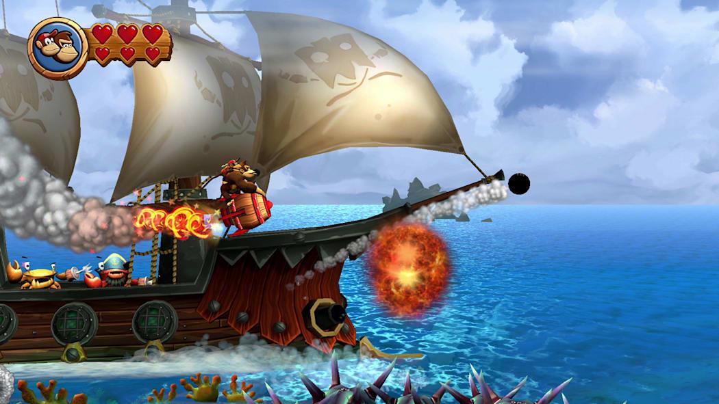 Donkey Kong Country Returns HD Nintendo switch game Action images