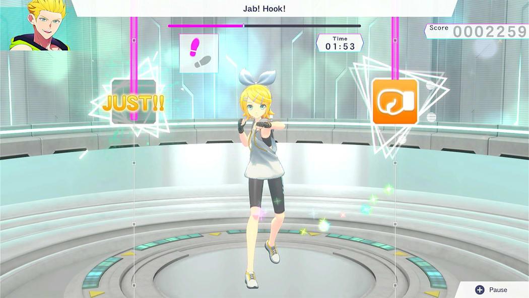 Fitness Boxing feat. Hatsune Miku Nintendo switch game Training images