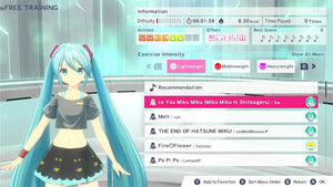 Fitness Boxing feat. Hatsune Miku Nintendo switch game Training images