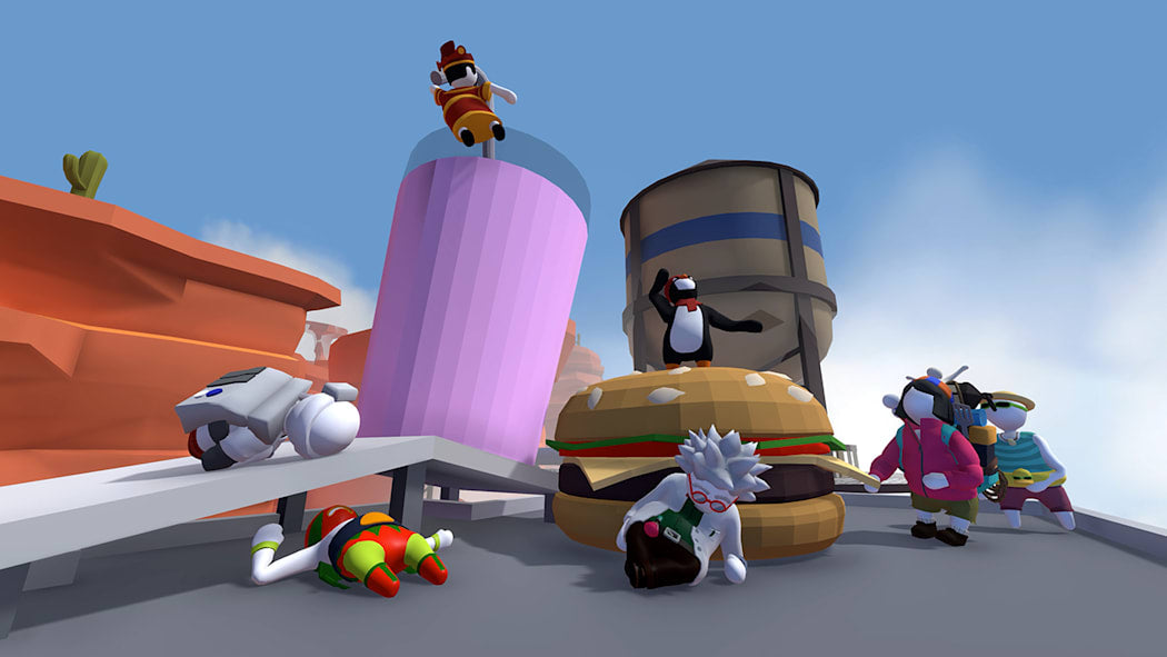 Human: Fall Flat Nintendo switch game Action,Puzzle images