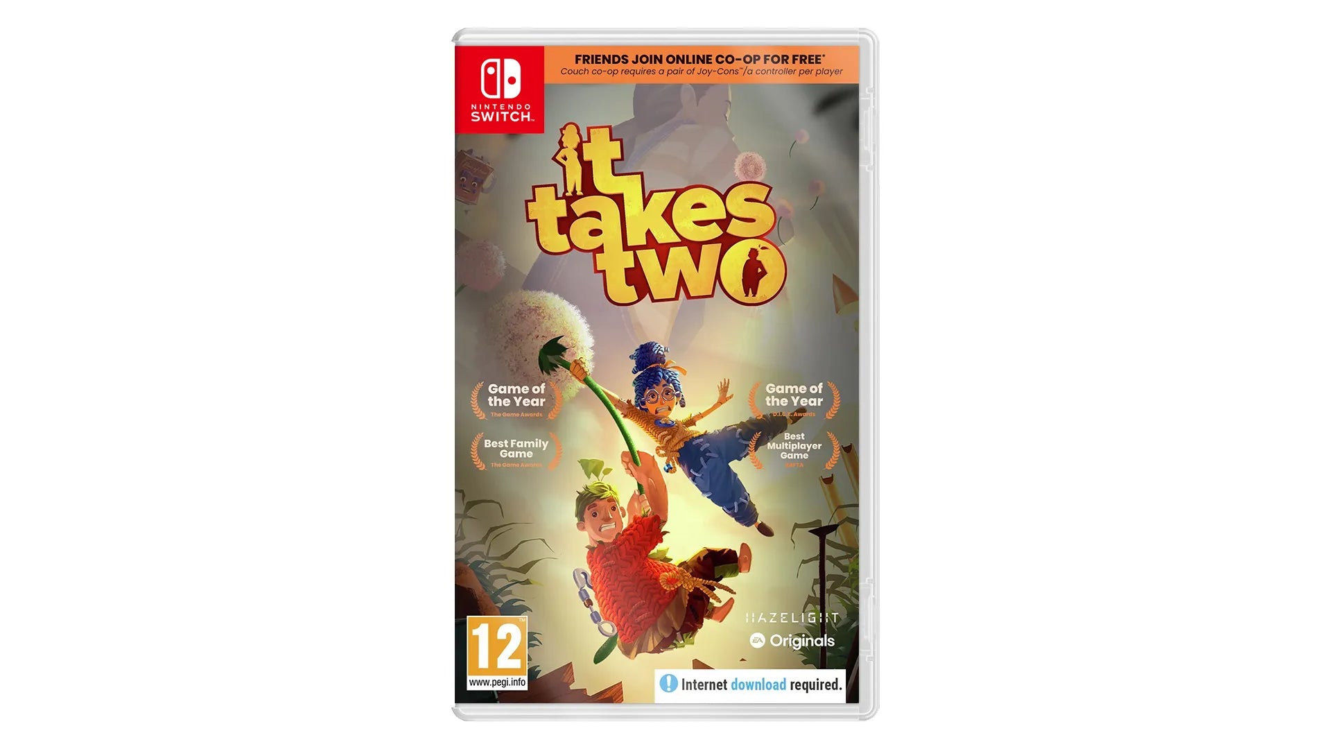 It Takes Two Nintendo switch game Action, Puzzle, Platformer, Adventure cover