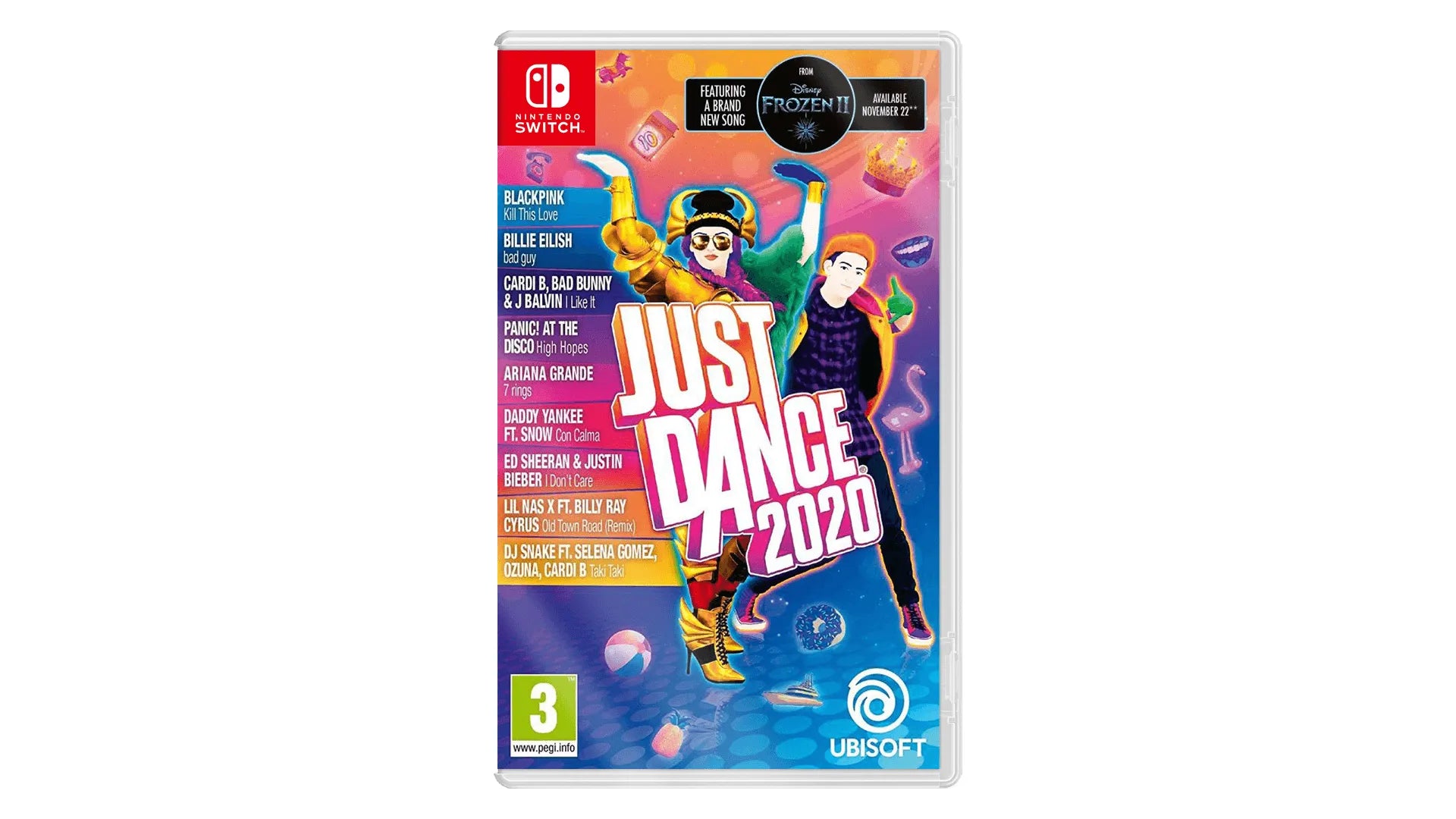 Just Dance 2020 Nintendo switch game Music Party cover