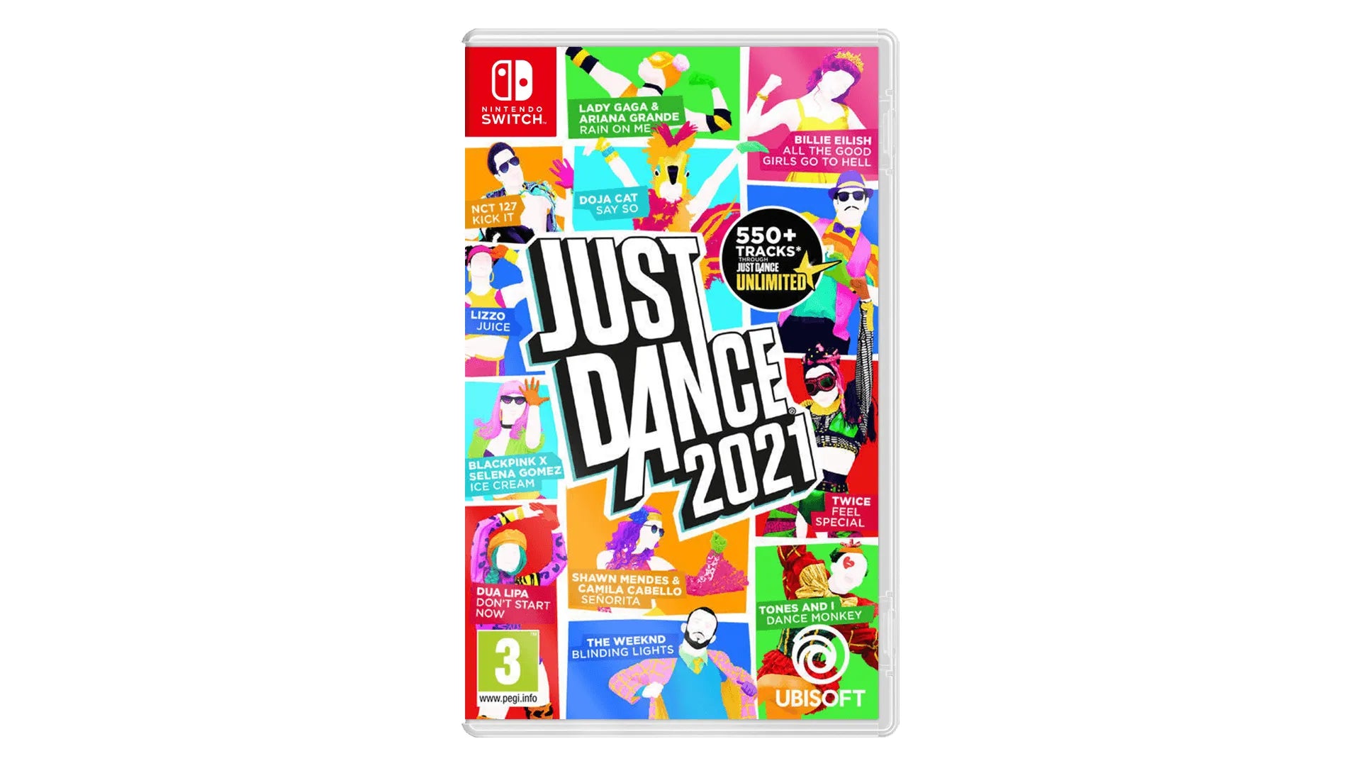 Just Dance 2021 Nintendo switch game Music Party cover