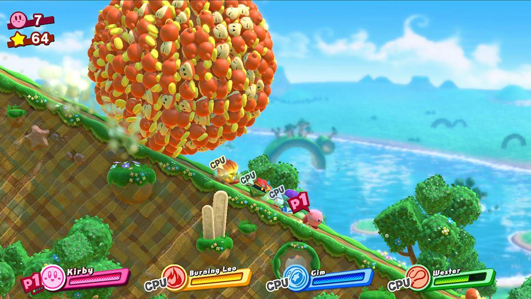Kirby Star Allies Nintendo switch game Action images