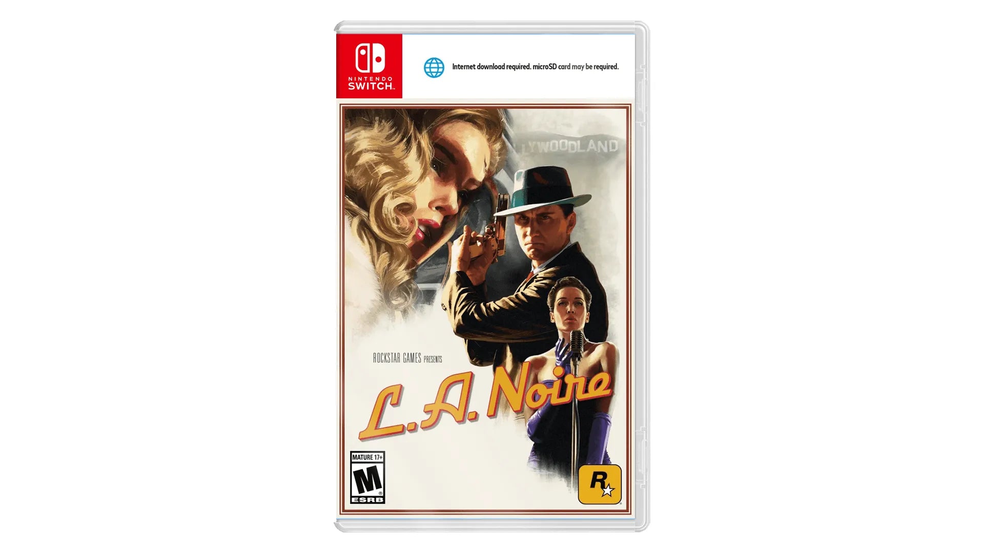 L.A. Noire Nintendo switch game Action Adventure cover