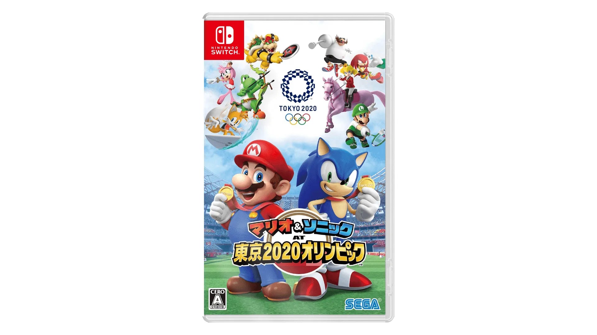 Mario & Sonic At The Olympic Games TOKYO 2020 Nintendo switch game Adventure,Party,Sports cover