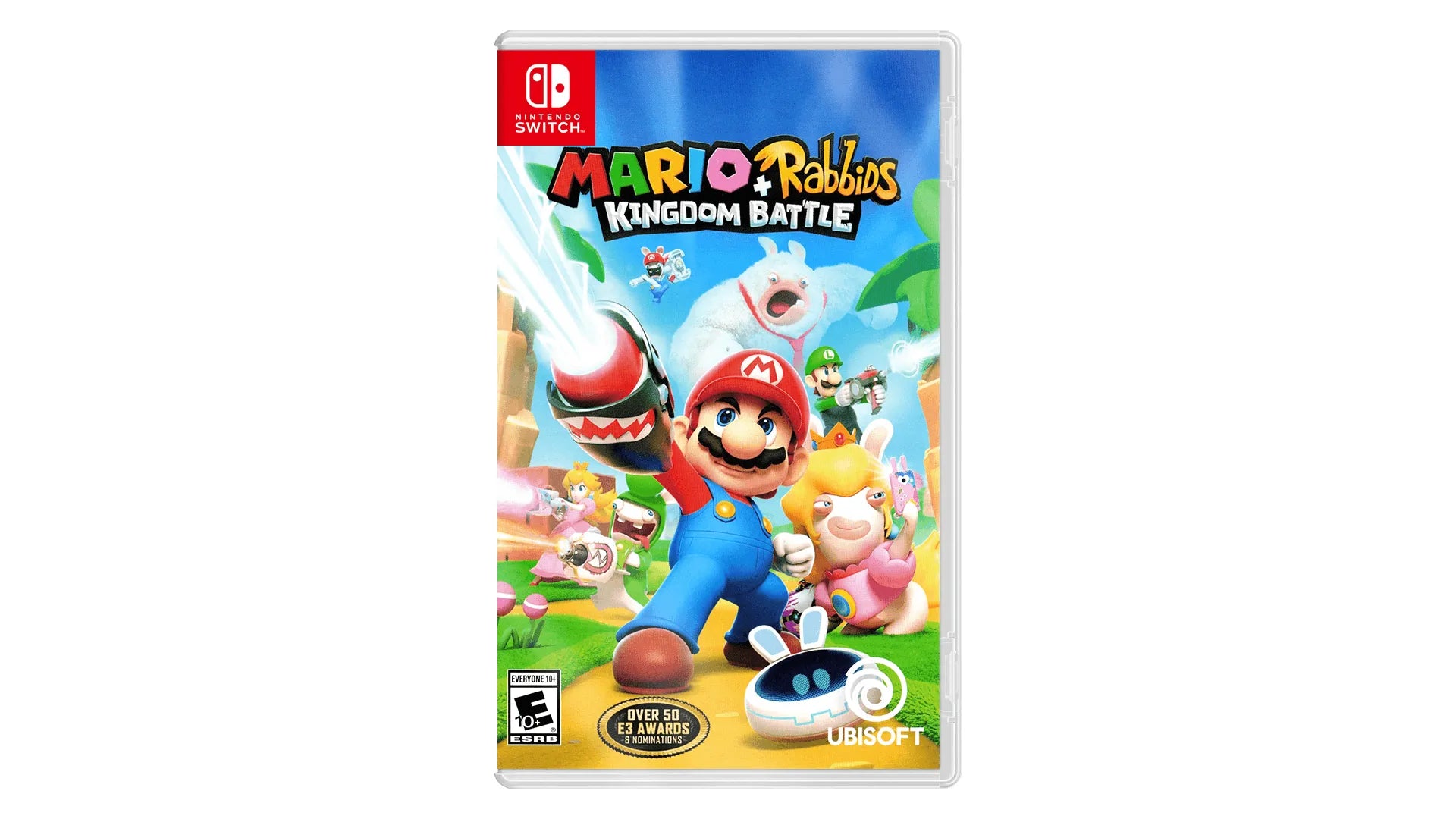 Mario Rabbids Kingdom Battle Nintendo switch game Adventure,Strategy cover