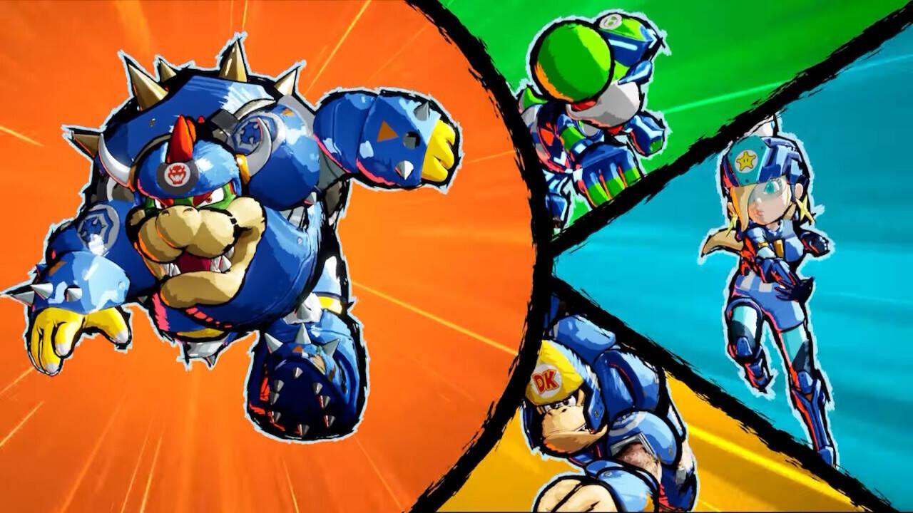 Mario Strikers: Battle League Nintendo switch game Action Sports images