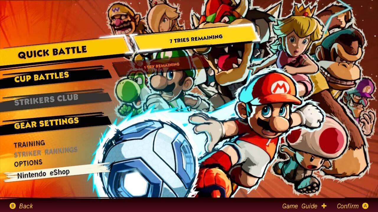 Mario Strikers: Battle League Nintendo switch game Action Sports images