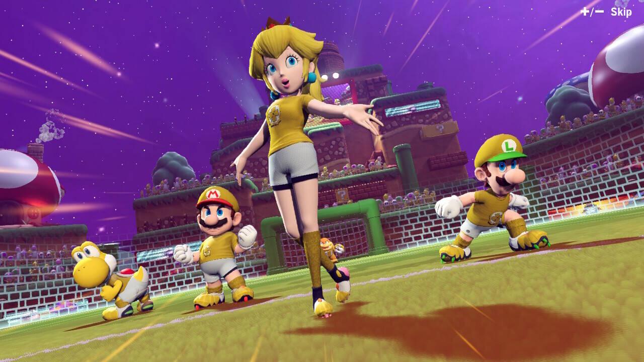Mario Strikers: Battle League Nintendo switch game Action Sports images