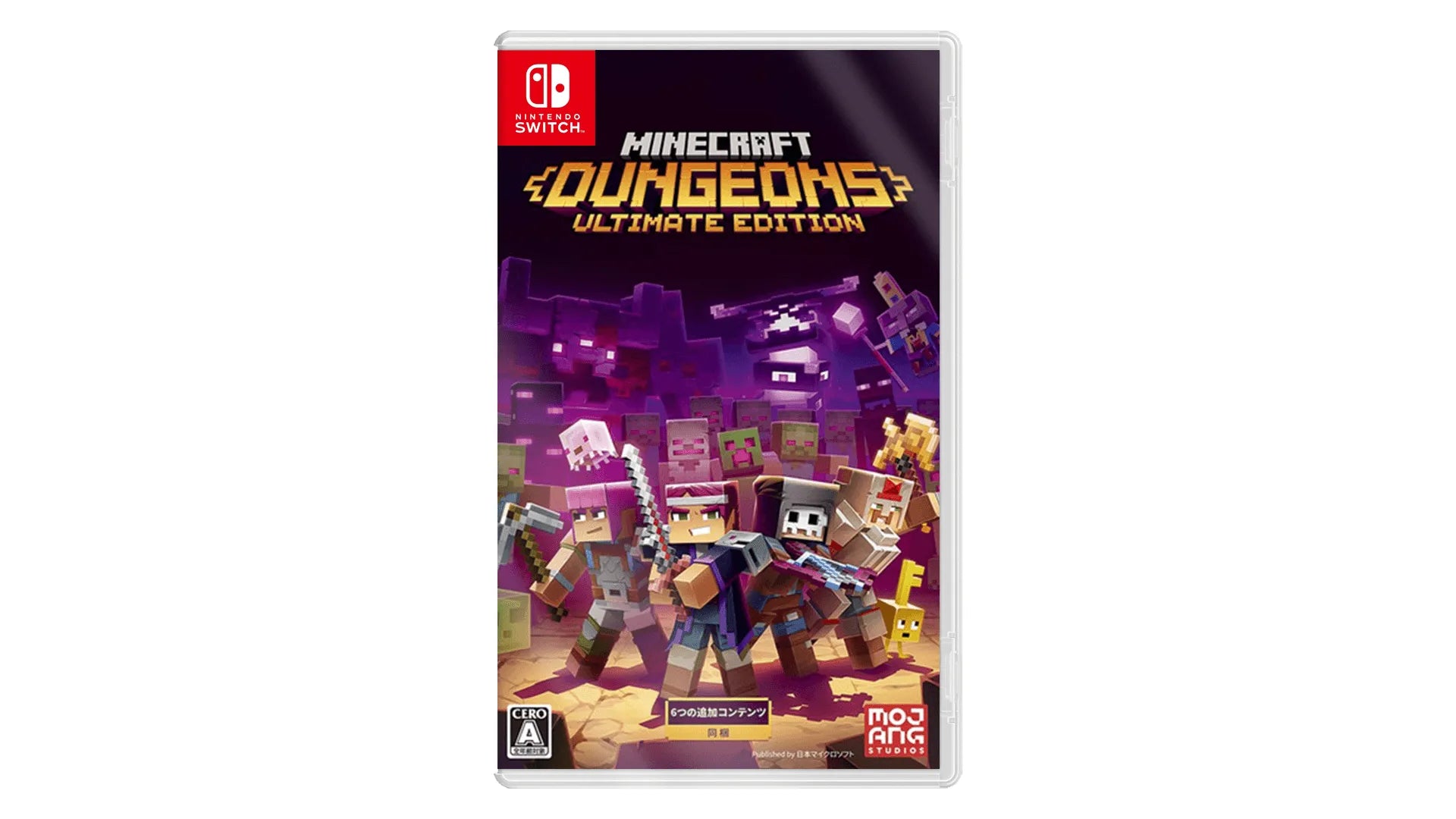 Minecraft Dungeons Ultimate Edition Nintendo switch game Action, Adventure, RPG cover