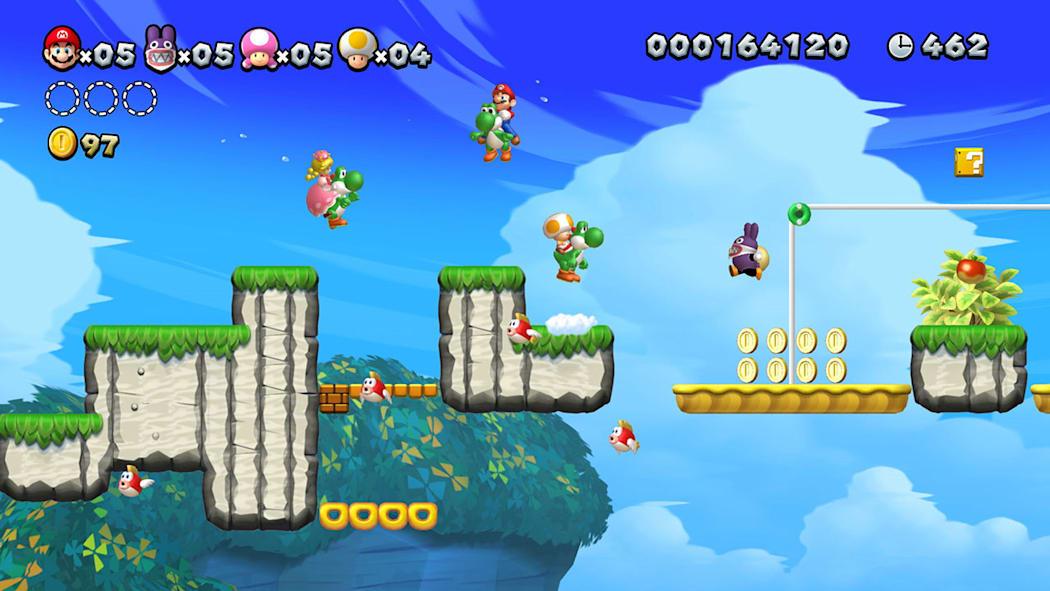 New Super Mario Bros U Deluxe Nintendo switch game Action images