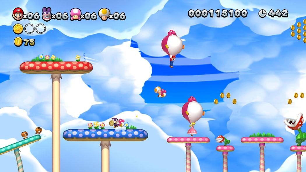 New Super Mario Bros U Deluxe Nintendo switch game Action images