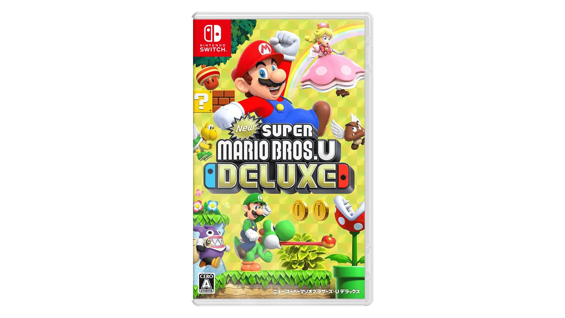 New Super Mario Bros U Deluxe Nintendo switch game Action cover