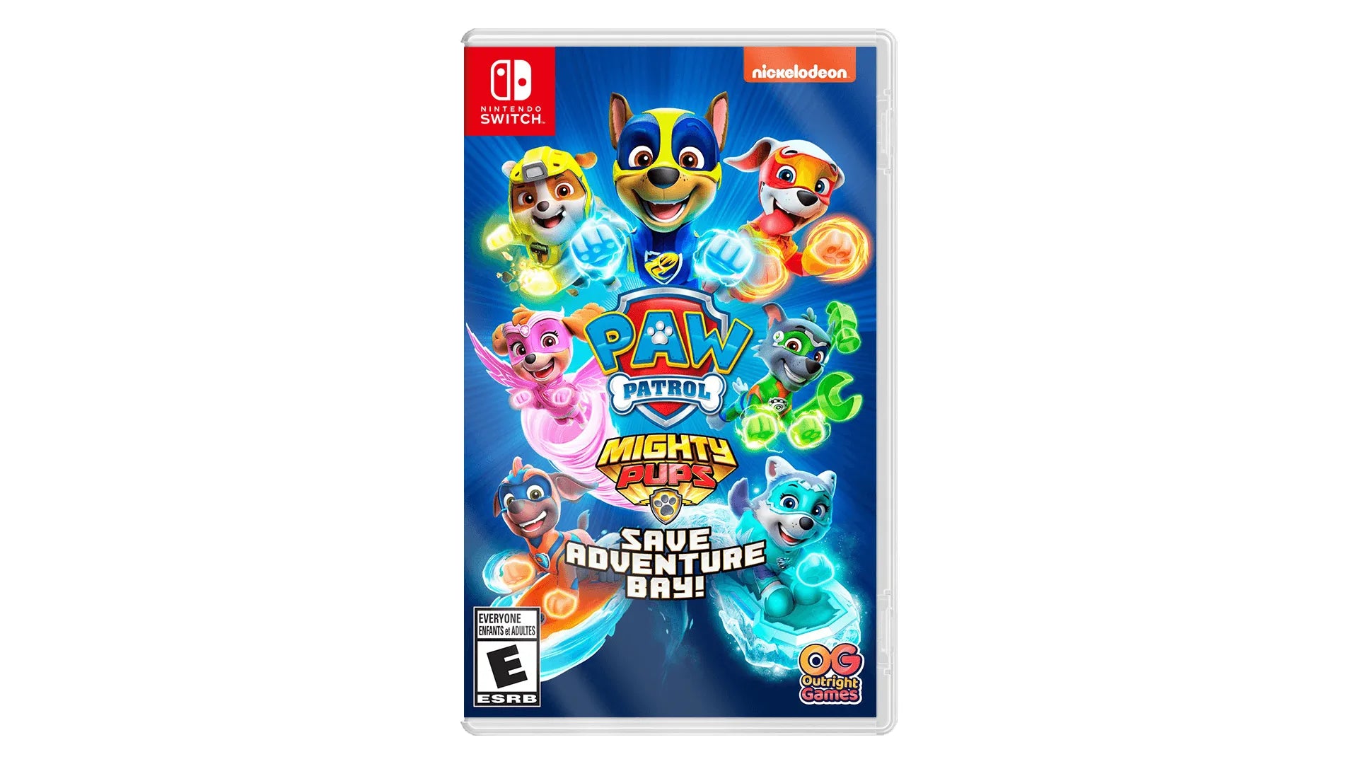PAW Patrol Mighty Pups Save Adventure Bay Nintendo switch game Action cover