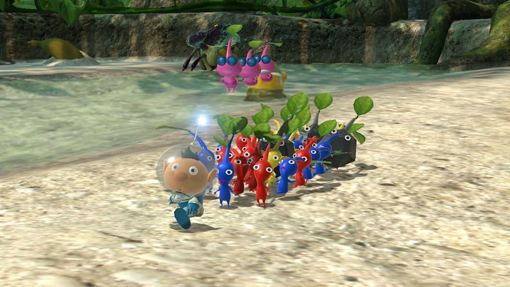 Pikmin 3 Nintendo switch game Action,Adventure,Strategy images
