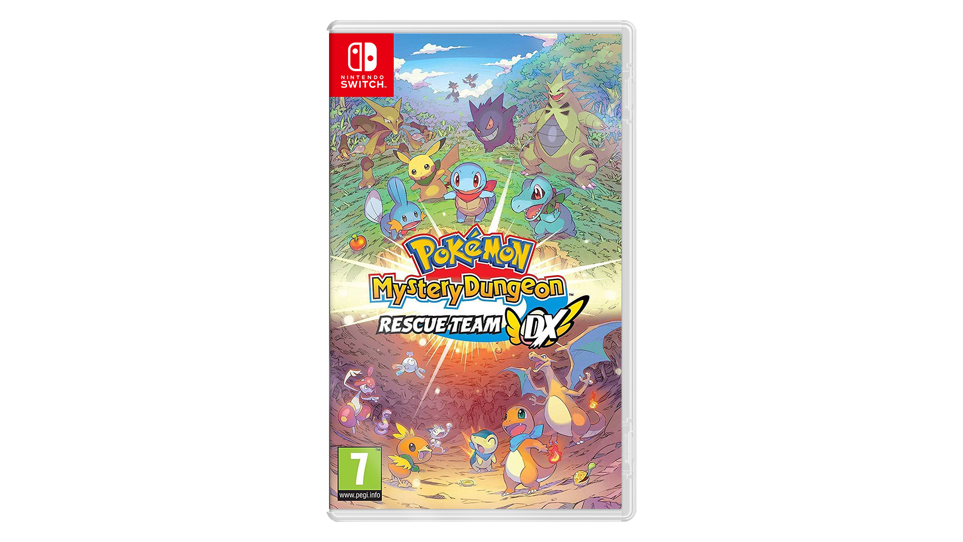 Pokémon Mystery Dungeon: Rescue Team DX Nintendo switch game Role playing cover