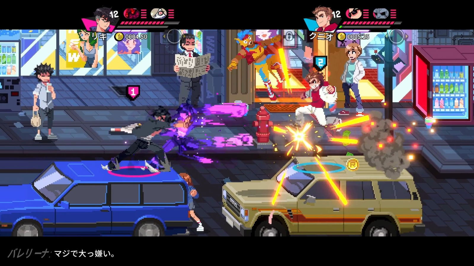 River City Girls 1 & 2 Nintendo switch game Action images