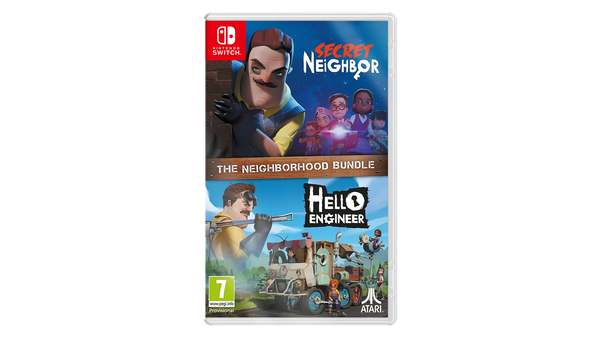 Secret Neighbor and Hello Engineer-The Neighborhood Bundle Nintendo switch game Simulation cover