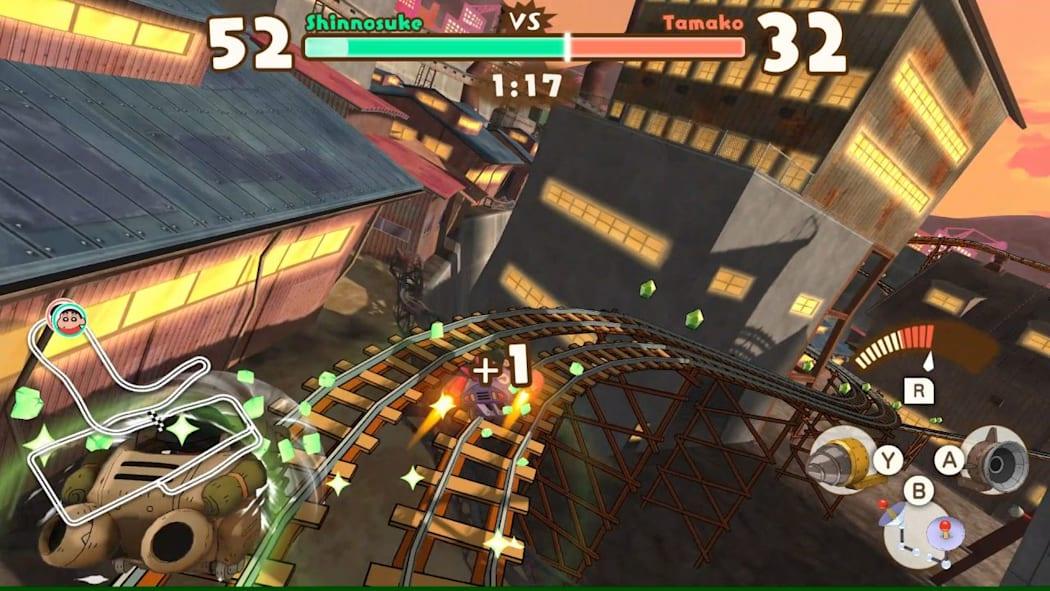 Shin-chan:The Castle of Coal Town Nintendo switch game Action images